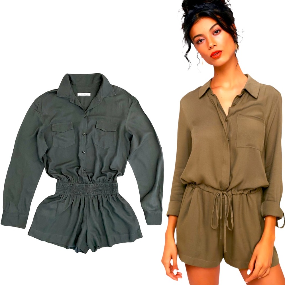 Bcbgeneration Button Front Romper - image 1